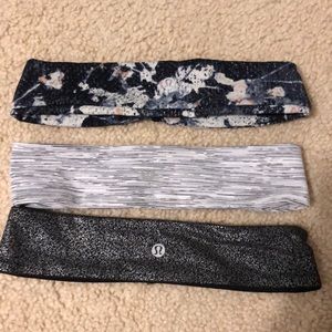 Three lulu lemon headbands!!